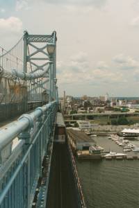 Ben Franklin Bridge in Philadelphia