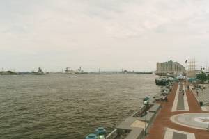 Deleware River from Penn's Landing in Philadelphia